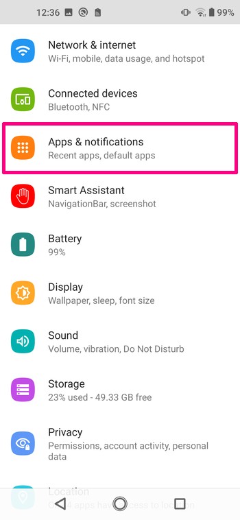 Android 10-12 Pushsafer add to Autostart 01