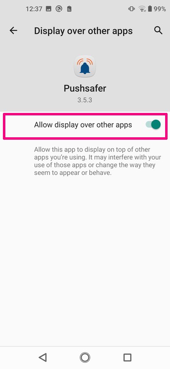 Android 10-12 Pushsafer add to Autostart 06